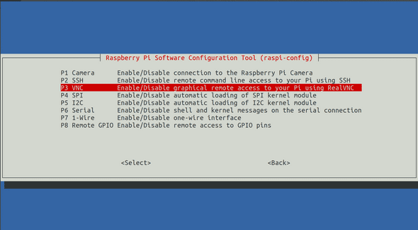 raspberry vnc